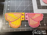 Rosy Maple Moth Shoe & Boot Wings