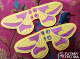 Rosy Maple Moth Shoe & Boot Wings STYLE 2