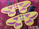 Rosy Maple Moth Shoe & Boot Wings STYLE 2