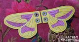 Rosy Maple Moth Shoe & Boot Wings STYLE 2
