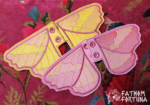 Rosy Maple Moth Shoe & Boot Wings
