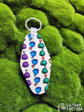 Farm Blobs Hotel Diamond Keychain