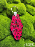 RESTOCKED Pirates Magenta Breakup Robe Hotel Diamond Keychain