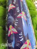 Faux Embroidery Rosy Maple Moth 20oz Stainless Steel Insulated Drink Tumbler MADE TO ORDER