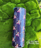 Faux Embroidery Rosy Maple Moth 20oz Stainless Steel Insulated Drink Tumbler MADE TO ORDER