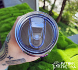 Black Cat Fairy Circle 20oz Stainless Steel Insulated Drink Tumbler MADE TO ORDER