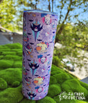 Pastel Anime Cat Halloween Tattoo 20oz Stainless Steel Insulated Drink Tumbler  MADE TO ORDER