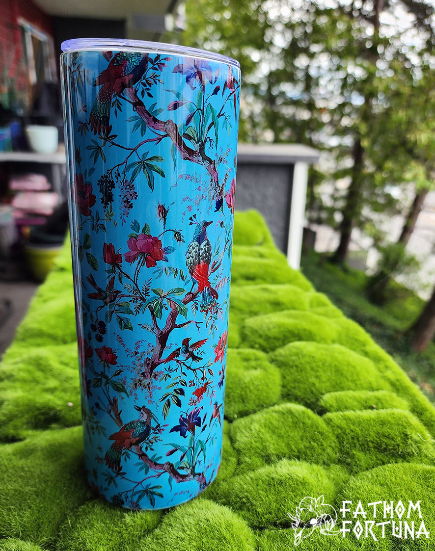 Gnome Hoppy Easter Teal 20oz Insulated Tumbler