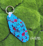 RESTOCKED Pirates Teal Breakup Robe Hotel Diamond Keychain