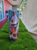 Polite Pirate  20oz Stainless Steel Insulated Tumbler Teal MADE TO ORDER