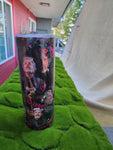 Izzy Meow Meow Pirates 20oz Stainless Steel Insulated Tumbler Pink  MADE TO ORDER