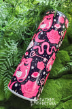 Kawaii Cat Spooky Occult 20oz Stainless Steel Insulated Drink Tumbler  MADE TO ORDER