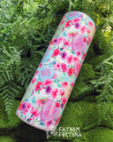 Sassy Floral Candy Hearts 20oz Stainless Steel Insulated Drink Tumbler