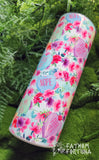 Sassy Floral Candy Hearts 20oz Stainless Steel Insulated Drink Tumbler