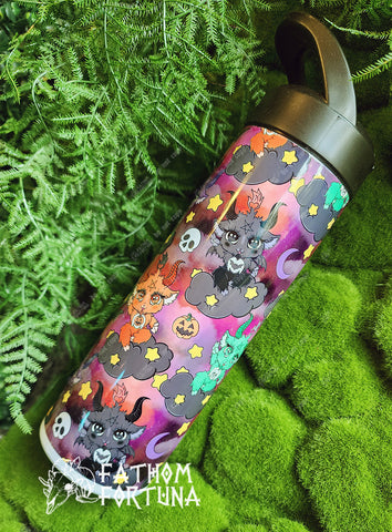 Cute Spooky Baphy 20oz Stainless Steel Insulated Drink Tumbler