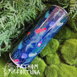 Mermaid Skeleton 20oz Stainless Steel Insulated Drink Tumbler