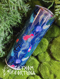 Mermaid Skeleton 20oz Stainless Steel Insulated Drink Tumbler