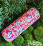 Rainbow Citrus Rosy Maple Moth 20oz Stainless Steel Insulated Drink Tumbler  MADE TO ORDER