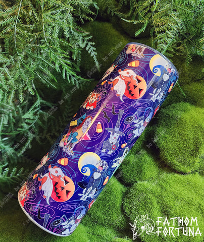 Nightmare Halloween Pups 20oz Stainless Steel Insulated Drink Tumbler