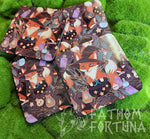 Witchy Fox Square Coaster Set