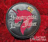 Indestructible Unicorn Pirates Embroidered Iron On Patch