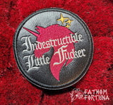 Indestructible Unicorn Pirates Embroidered Iron On Patch