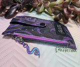 Purple Sea Witch Pocket Pal Mini Travel Wallet