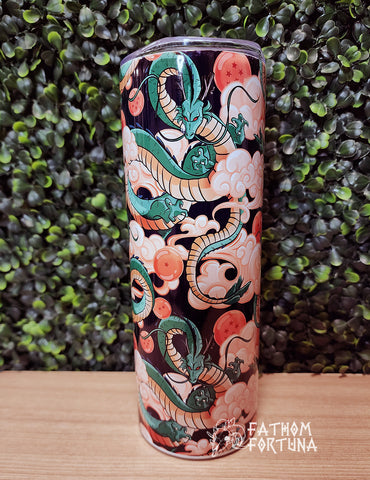 Wish Dragon Clouds 20oz Stainless Steel Insulated Drink Tumbler