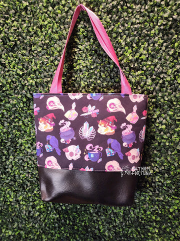 Pastel Goth Witchy Tote Bag