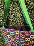 Neon Poison Apples Tote Bag