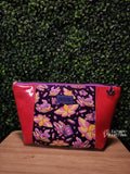 Witchy Rosy Maple Moth Zippered Beauty Bag