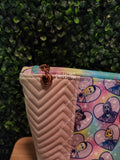 Pastel Horror Hearts Zippered Beauty Bag