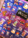 Anime & Ramen Zippered Beauty Bag