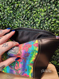 Rainbow Breakup Robe  Zippered Beauty Bag