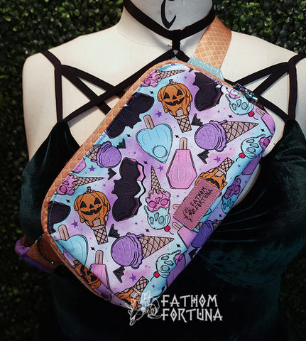 Spooky Summer Ice Cream Babes Boxy On The Go Convertible Bag