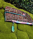 Blepcat Teal Purse Pal Travel Wallet