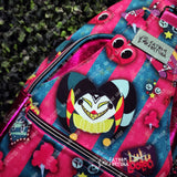 Loo Loo Land Teal & Pink Convertible Retro Bag