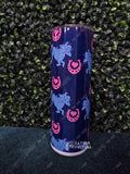 Blitz's Horse Blanket Blue 20oz Stainless Steel Insulated Drink Tumbler Made To Order