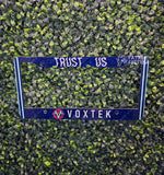 Trust Us Car License Plate Frame Made To Order