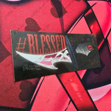 #BLESSED Dagger Reflective Vinyl Sticker