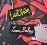 Loser Baby Name Tag Embroidered Iron On Patch Set Helluva Boss