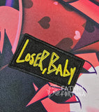 Husk Loser Baby Name Tag Embroidered Iron On Patch