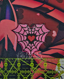 Angel Web Heart Embroidered Iron On Patch