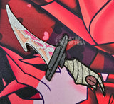 Striker Blessed Dagger Embroidered Iron On Patch