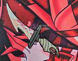 Striker Blessed Dagger Embroidered Iron On Patch