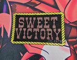 Striker Sweet Victory Rectangle Embroidered Iron On Patch