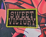 Striker Sweet Victory Rectangle Embroidered Iron On Patch