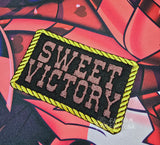 Striker Sweet Victory Rectangle Embroidered Iron On Patch
