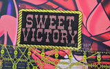 Striker Sweet Victory Rectangle Embroidered Iron On Patch