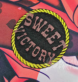Striker Sweet Victory Circle Embroidered Iron On Patch